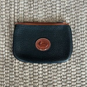 Dooney & Bourke Vintage Black and Brown Coin Pouch